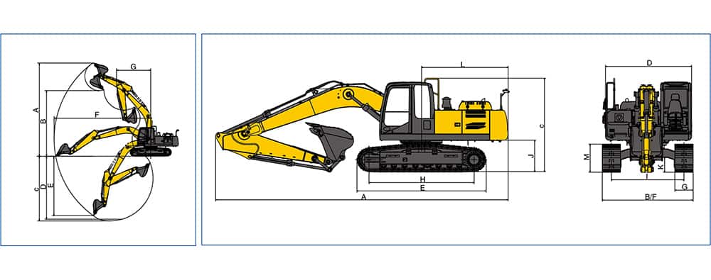 XCMG Official 21ton Hydraulic Excavator XE210E (Euro Stage IV) for sale